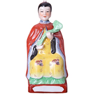 古彩陶瓷胡黄常蟒三太爷太奶四大家族神像佛像摆件保平安家用立堂