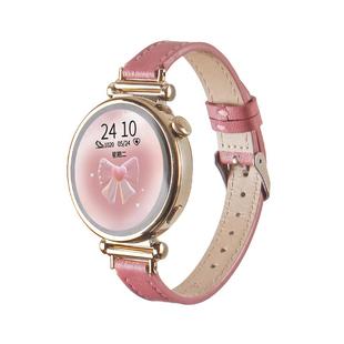 新款梅子红适用华为gt4手表带gt5/6智能手表链watch4/gt3pro手表带41mm腕表专用女士watchgt2/1女款荣耀真皮