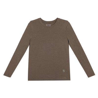 爱慕25秋冬海藻暖衣女士小圆领长袖打底保暖秋衣上衣AM72B791