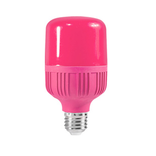 LED彩色灯泡e27螺口红色绿色蓝色黄色家用过节灯笼喜庆装饰节能灯