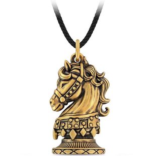 【新年礼物】周大福MONOLOGUE独白北纬三十度黄金骑士马吊坠