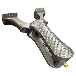 折叠钛合金快压夹片户外弹弓G10手柄TC21弓头精准竞技可拆卸分体