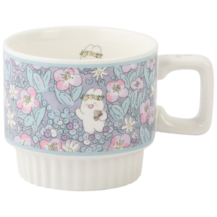 蓝莲花茉茉兔马克杯女生兔年杯陶瓷杯子家用水杯儿童高颜值咖啡杯