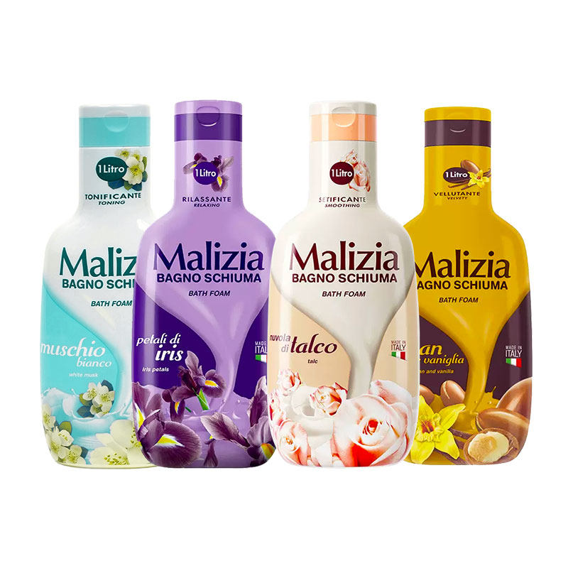 【自营】Malizia玛莉吉亚沐浴露1L装柔滑芬芳型大容量亲肤保湿