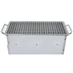 小炉小串不锈钢烤串炉子商用木炭烧烤炉烤串小炉子加厚方形烤肉炉