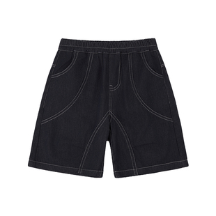 【夏上新】EBAER儿童牛仔中裤2026夏季新款男女童防褪色五分裤子