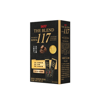 UCC悠诗117冻干纯黑咖啡粉