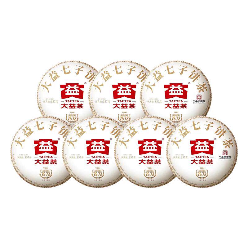 大益7572熟茶2022年2201批次