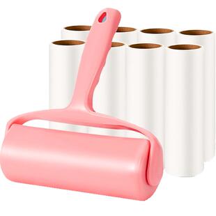 16cm大号可撕式衣服粘毛器滚筒衣物滚刷黏除毛粘尘卷纸去沾毛神器