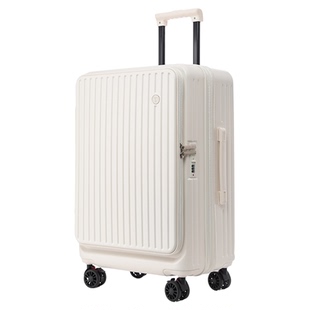 新款侧开盖行李箱女20寸登机箱男24扩容旅行箱大容量拉杆箱静音轮