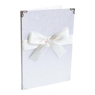 创意定制对折式誓言册结婚礼发誓言词夹台词卡收藏鉴定证书封套