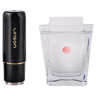 自动印章圆形人名签名章姓氏留学单姓姓名定制认印刻章出国小圆章