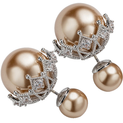 珍珠耳钉耳环耳饰高级感