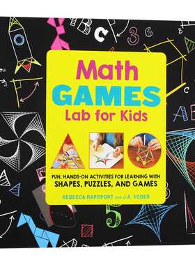 给孩子的数学实验室 英文原版 Math Games Lab for Kids 英文版儿童英语科普读物 亲子实验 进口原版书籍