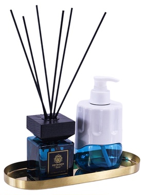 样板间摆件套装卫生间洗漱台托盘