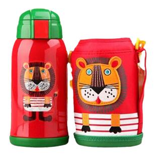通用虎牌TIGER儿童保温杯杯套配件小狮子MBR MML MBJ水杯保护背袋