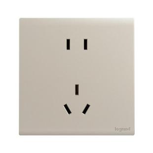 罗格朗简悦金色开关插座面板USB多孔五孔双开86型暗装16a空调插座