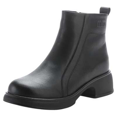 加绒保暖雪地棉皮毛一体羊毛短靴