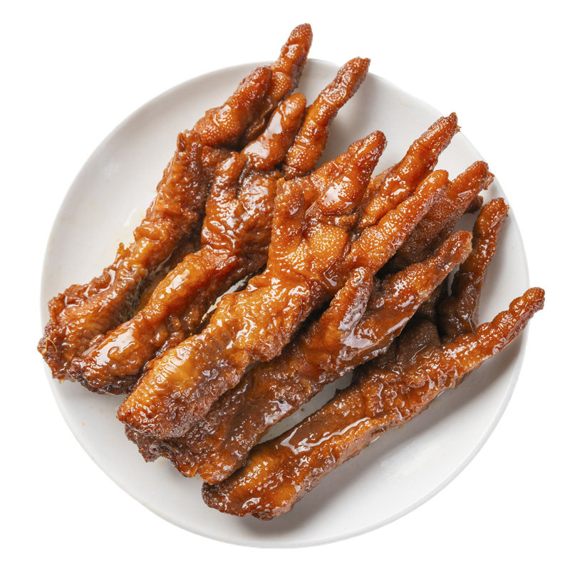 老北京紫光园清真虎皮凤爪卤味鸡爪熟食解馋开袋即食零食顺丰包邮