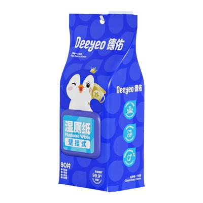 德佑壁挂式湿厕纸家庭实惠装