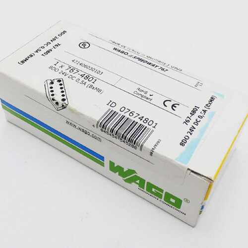 WAGO 767-4801 8DO 24V DC 0.5A Digital Output Module -sealed-