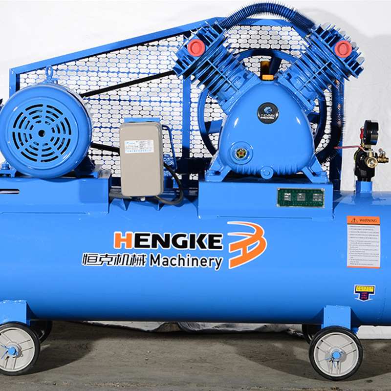 移动式空压机0.6-8皮带式活塞空压机气泵4KW工业用空气压缩机批发