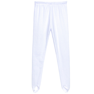 儿童舞蹈服打底裤白色练功服连裤袜夏季女童踩脚裤练功脚蹬打底裤