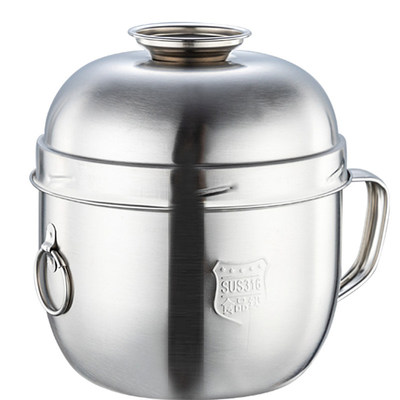 316不锈钢饭盒上班族食堂打饭快餐杯带盖便当餐盒套装韩式泡面碗