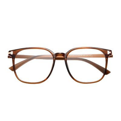 超轻TR90简约方圆框眼镜框显脸小