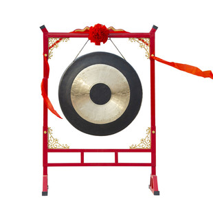 大锣乐器响铜锣开业庆典手工铸造交易所上市锣抛光纯铜抄锣开道锣