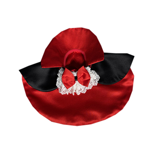 JLSC宠物披风万圣节猫狗装备cosplay德古拉吸血鬼斗篷泰迪柴犬