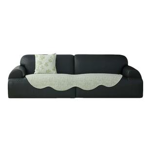 夏日异形沙发垫高级感法式盖布夏季夏天冰丝凉席凉垫凉感坐垫布