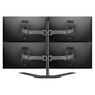 魔典通用四屏显示器支架子双屏挂架拼接电脑上下多屏升降旋转底座