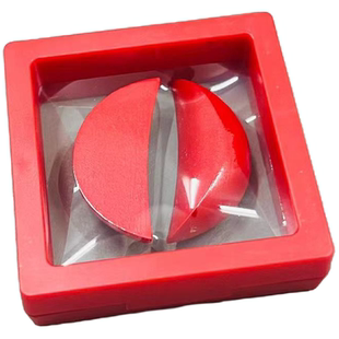 红色迷你圣杯卦纪念品红桃圆形潮汕用品祈福摆件红心闽南圣卦心形