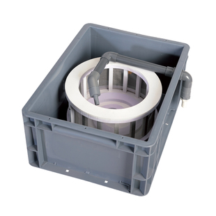 鱼缸周转箱过滤器鱼池转鼓微滤机无动力转筒滤网离心力自动排污器