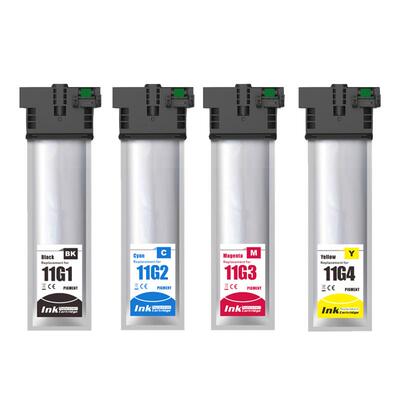 适用爱普生C5890a墨盒T11G1 EPSON WF-C5890 WF-C5390 C5390a打印机T11G2 T11G3 T11G4 T11H1墨袋C9382维护箱