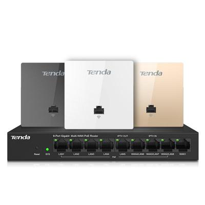 「补贴15%」腾达AX3000全屋wifi6覆盖无线ap面板路由器千兆高速组网一体化ac+ap大户型别墅墙壁86型路由套装