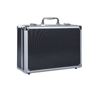 手提小工具铝合收纳保险设备仪器盒密码金属箱子储物装现金钱装