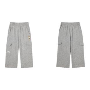 PawinPaw卡通小熊童装夏季男女童裤子儿童七分直筒裤