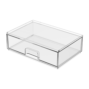 桌面收纳盒办公室工位书桌抽屉式文具储物盒家用化妆品面膜置物架