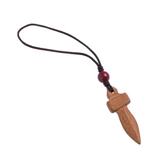 福一方野生老桃木手机挂绳朱砂U盘相机书包小挂件东南枝手机链坠