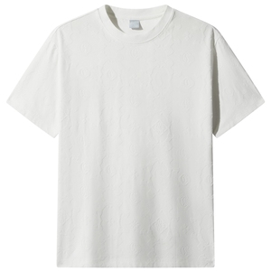 【高定轻奢提花】卡宾肌理感短袖T恤男春夏