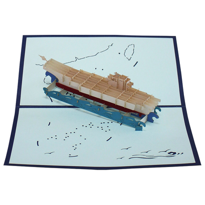 军事送男朋友复古创意通用贺卡片