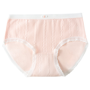 香蜜闺秀内裤女生纯棉抗菌秋冬薄款7A类全棉裆中腰三角裤无痕透气