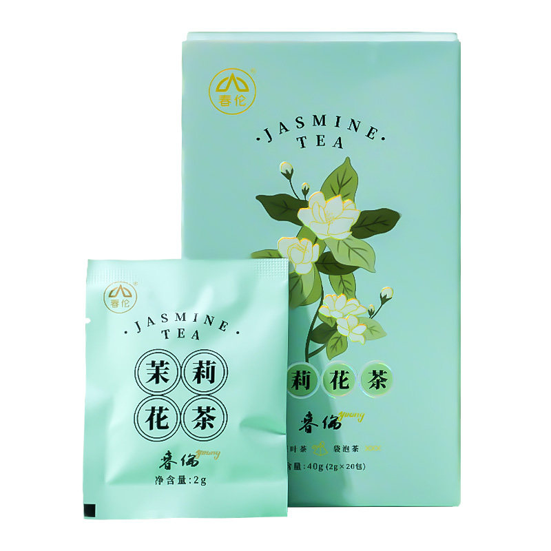 春伦福州茉莉花茶包新茶袋泡茶原叶三角茶包浓香型正品官方旗舰店