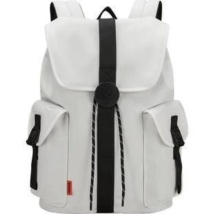 米熙2025新款书包男大学生运动旅行小背包男士双肩包侧开电脑包女