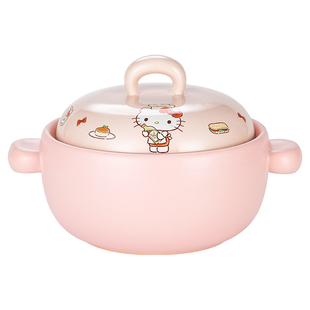 HelloKitty陶瓷砂锅煲家用煲汤砂锅耐高温燃气灶通用炖汤煮粥煲饭