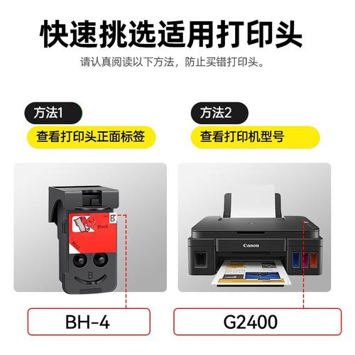 适用BH-4CH-4墨盒喷头打印头G2400/G2410G1400BH4G1410
