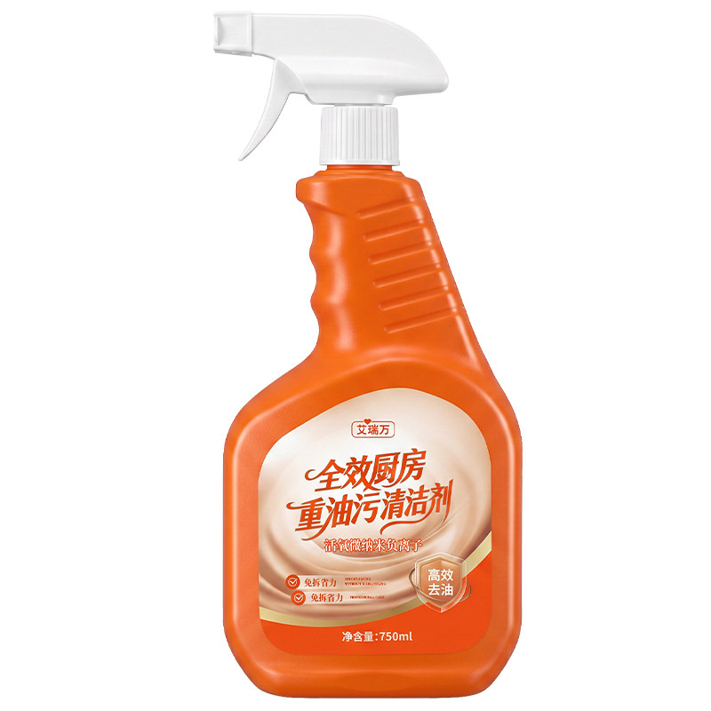 艾瑞万全效厨房重油污清洁剂6瓶