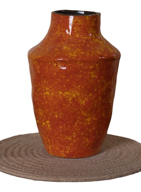 高级感复古陶瓷鲜花干花水培花器